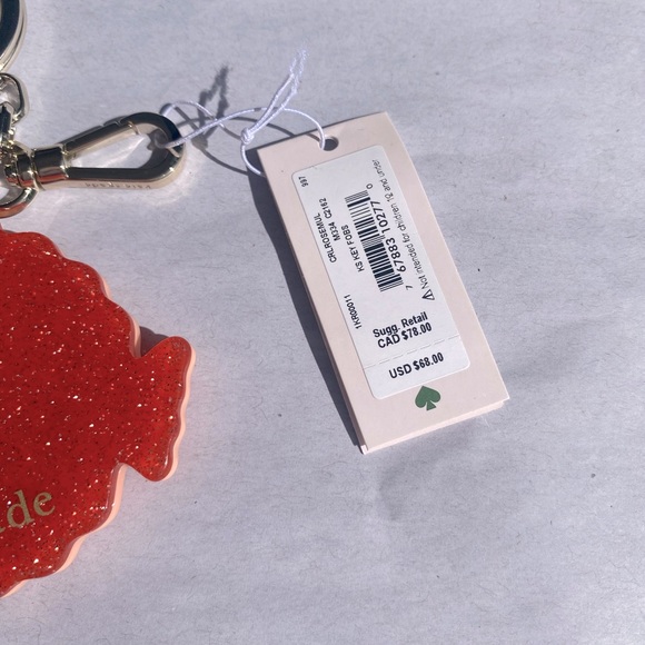 NWT Kate Spade Puffy Fish Key Fob - Picture 6 of 10